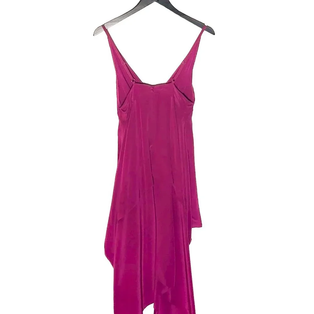 Balenciaga 2007 Magenta Silk Tank Dress - Picture 4 of 9